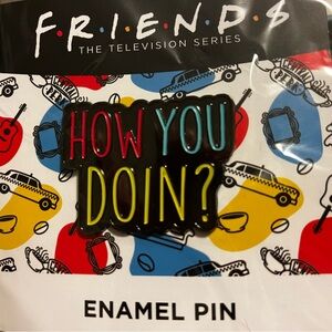Friends TV show pin …. Joeys favorite saying … How You Doin?